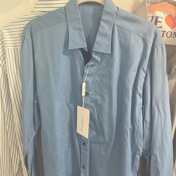 Salvatore Ferragamo Men’s Button down SIze M NWT